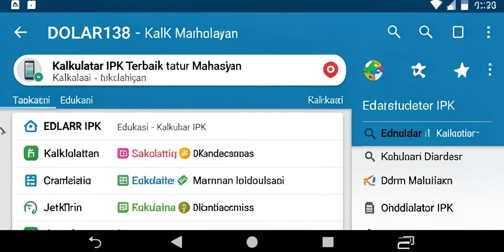 Tampilan antarmuka DOLAR138 untuk Kalkulator IPK yang sederhana dan intuitif.