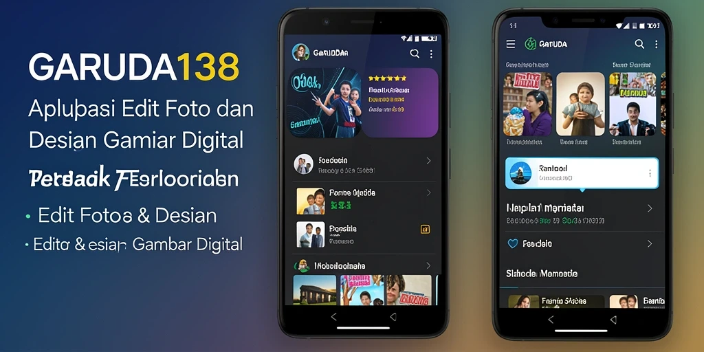 Tampilan antarmuka yang ramah pengguna dari GARUDA138 untuk Gambar Digital.