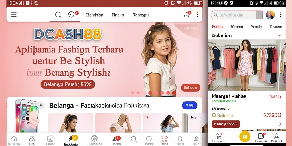 Tampilan antarmuka IDCASH88 yang stylish dan user-friendly.