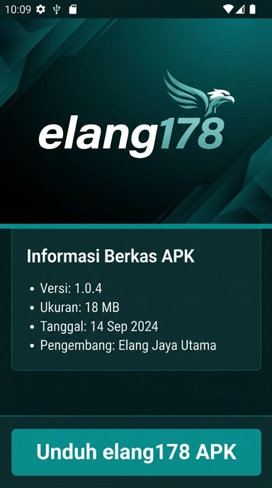 Tampilan halaman APK elang178